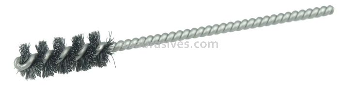 Weiler 21073V 3/8" Power Tube Brush .004" Steel Wire Fill 1" Brush Length Vending Ready