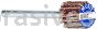 Merit Abrasives 08834137472 3/8 x 3/8 x 1/8 Small Diameter Flap Wheels With 1/8" Steel Shank 120 Grit Merit Aluminum Oxide