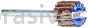 Merit Abrasives 08834137575 3/4 x 1/2 x 1/8 Small Diameter Flap Wheels With 1/8" Steel Shank 320 Grit Merit Aluminum Oxide