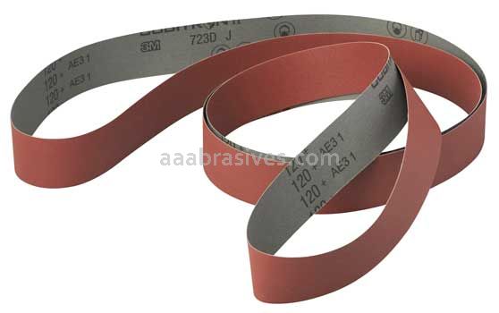 3M™ 7100201802 1/2 x 10 180+ Grit J-wt 723D Cubitron™ II Cloth Belt