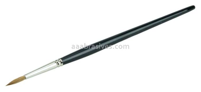 Weiler 41003 1/8" Watercolor Brush Red Sable 5/8" Trim Length Round Handle