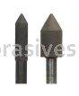 Norton 52 1 x 2 A80-VVM Treat #5 (pointed one end 60 Deg.) SP19 1/2 x 1-1/4 Center Lap Mounted Points