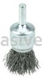 Weiler 36246 Wolverine 3/4" Crimped Wire End Brush .014" Steel Fill 1/4" Stem