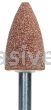 Norton A12 11/16 x 1-1/4 Gemini 38A M N4 1/4 x 1-1/2 Vitrified Mounted Points - A Shapes