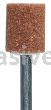 Norton B132 3/8 x 1/2/Gemini 38A M/I2 1/8 x 1-1/2 /Vitrified Bond Mounted Points - B Shapes