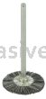 Weiler 26042 3/4" Miniature Wheel Soft Hair Fill 3/32" Stem