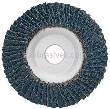 5 x 7/8 80 Grit Merit Type 29 Zirc Powerflex Flap Discs