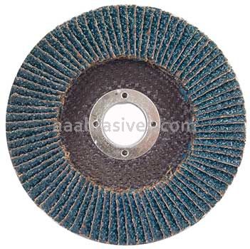 7 x 7/8 80 Grit Merit Type 27 High Density Zirc Powerflex Flap Discs