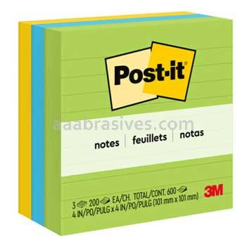 Post-it™ Notes 675-3AUL 4 in x 4 in Jaipur Collection 3M 7100145163