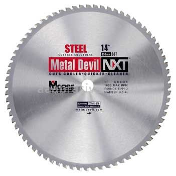 Morse Metal Devil NXT® Steel 14" 66 Teeth Circular Saw Blades