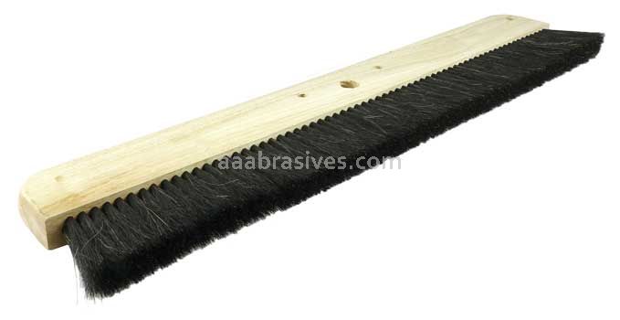 Weiler 79255 24" Cement Finishing Brush Wood Block Horsehair Fill 2-1/2" Trim