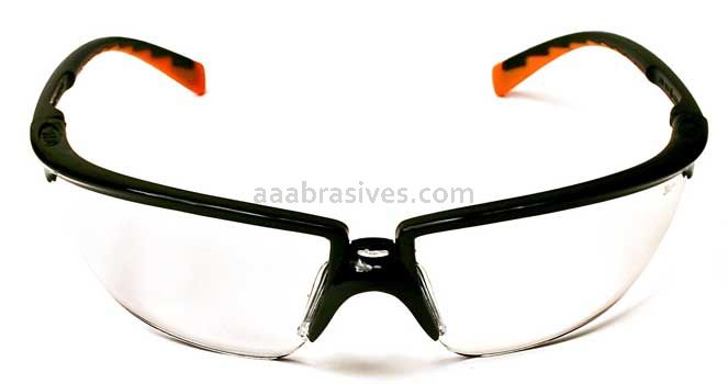 3M&trade; 7000127535 Privo&trade; Protective Eyewear 12261-00000-20 Clear Anti-Fog Lens Black Frame
