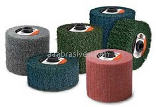 Standard Abrasives Mini-Brush Interleaf 875706 4-1/2" x 4" x 5/8-11 EXT COMBI A 60