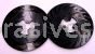 3M&trade; 7000120514 7” Hard Black Disc Pad Ribbed 80515