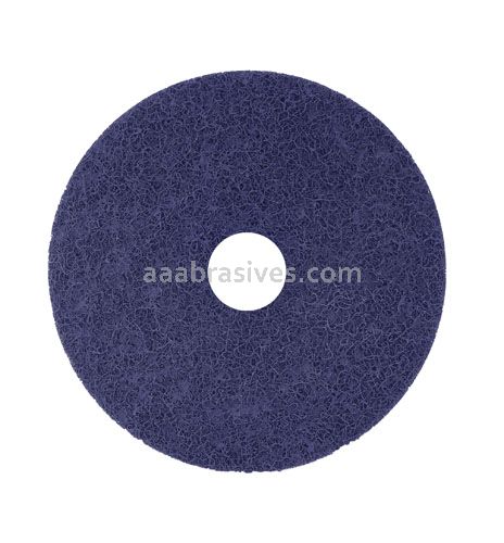 4-1/2"x7/8"AH Hook & Loop AVFN (Blue) Premium