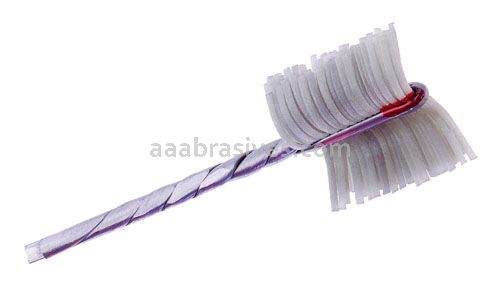 Osborn 1-1/2” ATB Internal Brush 320 Grit (4-7/8” OAL X 1/4” Stem Dia) #36455