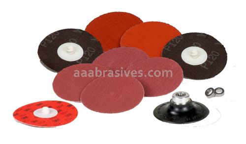 Standard Abrasives Quick Change TR A/O Extra Vacuum Disc 594552 3" 6 Holes 36 Grit