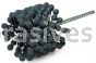 Weiler 34233 CrossFlex Standard Duty Bore Brush 2-1/4 Diameter 320 SC Grit