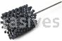 Weiler 34293 CrossFlex Heavy Duty Bore Brush 5-1/2 Diameter 320 SC Grit