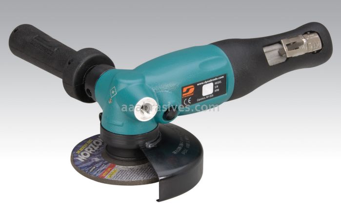 Dynabrade 52630 4" Right Angle Depressed Center Wheel Grinder 1.3 hp, 13,500 RPM, Side Exhaust, 3/8"-24 Spindle Thread