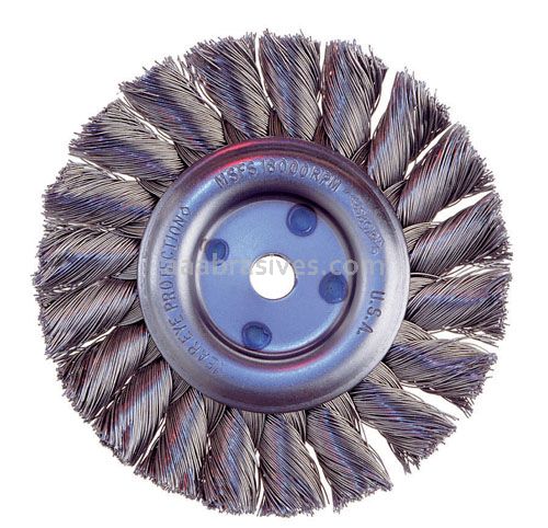 Osborn 3” KNOT WHEEL HEAVY DUTY (3/8” X .0140 SS X 1/2” AH)#26203