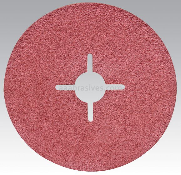 Dynabrade 5" (127 mm) Dia. x 120 Grit A/O Slotted Center-Hole DynaCut Cloth Disc