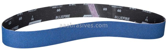 Norton 2 x 60 BlueFire Cloth Narrow Benchstand Belt 220 Grit R823P ZA