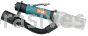 Dynabrade 56759 .7 hp Straight-Line Die Grinder, Central Vacuum 15,000 RPM, Gearless, Rear Exhaust Extended Muffler