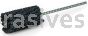 Weiler 34214 CrossFlex Standard Duty Bore Brush 1-3/4 Diameter 120 SC Grit