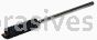 Weiler 34349 CrossFlex Standard Duty Bore Brush 1/2 Diameter 240 SC with Collet