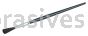 Weiler 41018 1/4" Flat Marking Brush Ox Hair 7/8" Trim Length Round Handle