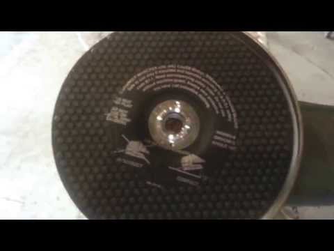 Edge Grinding Diamond Plate with a Dimple Wheel 40731 - AA Abrasives Video