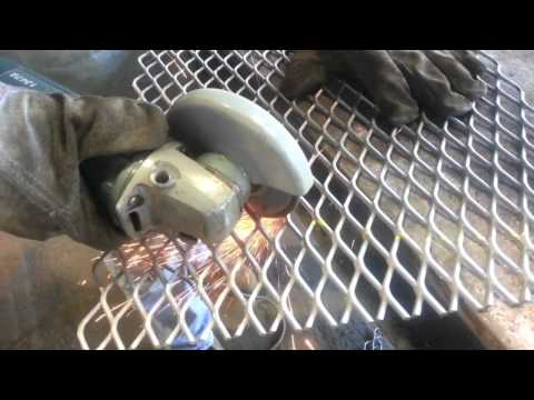 How to Cut a Stainless Steel Grate with Reinforced Abrasive Cutting Wheel Video