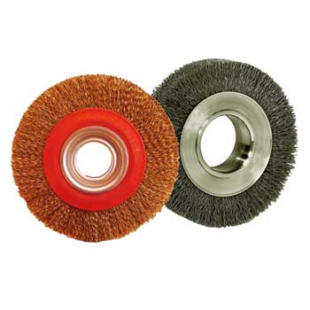 Crimped Wire Wheel Brushes | Carbon - Stainless