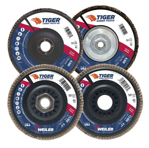 Weiler Tiger Ceramic Flap Discs