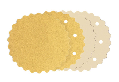 Dynabrade Abrasives DynaCut Scalloped-Edge Coated Abrasive Discs Dynabrade Abrasives DynaCut Scalloped-Edge Coated Abrasive Discs