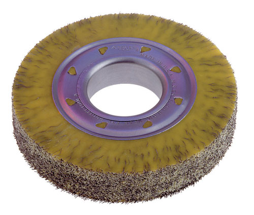 Osborn TY Encapsulated Wheel Brush - Wide Face Heavy Duty