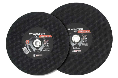 Walter Abrasives - Walter Railcut Performance Rail Cutting with Gas and Electric Power Saws