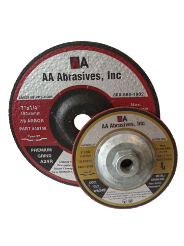 Type 27 Depressed Center Cutting and Grinding Wheels
