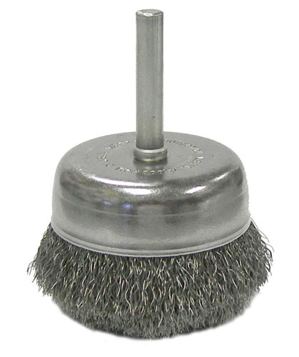 Weiler Crimped Wire Cup Brushes - Steel & Stainless & Brass