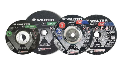 Walter Abrasives Zip Wheel High Performance Cutting with Angle Grinders and Circular Saws