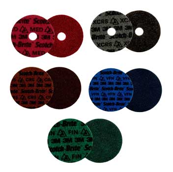 3M&trade; Scotch-Brite&trade; Hook and Loop Precision Surface Conditioning Discs