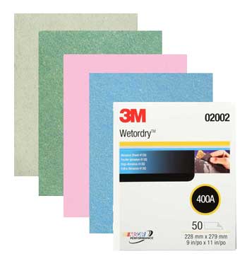3M&trade; Wetordry&trade; Abrasive Sanding Sheets