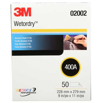 3M™ 413Q Wetordry™ Abrasive Sanding Sheets 3M™ 413Q Wetordry™ Abrasive Sanding Sheets