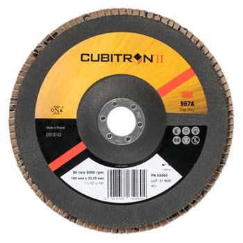 3M™ Cubitron™ II 967A T27 Flap Discs 3M™ Cubitron™ II 967A T27 Flap Discs