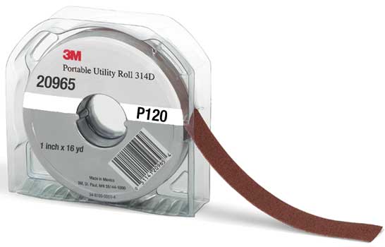 3M™ 314D Portable Utility Cloth Sanding Rolls 3M™ 314D Portable Utility Cloth Sanding Rolls