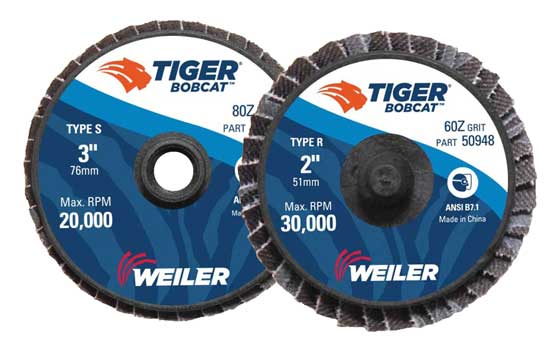 Weiler Bobcat Mini Flap Discs