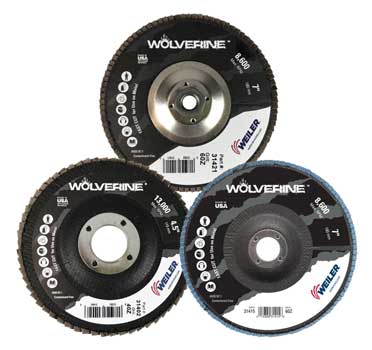 Weiler Wolverine Flap Discs - Flat Type 27